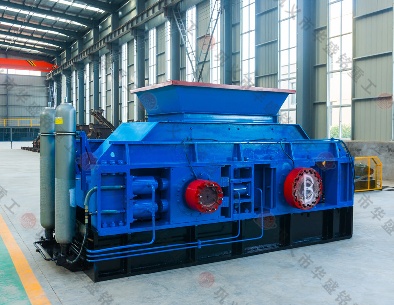 華盛銘重工對輥制砂機試機視頻，石子制砂